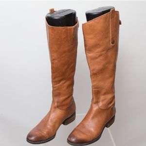 Sam Edelman Tan Leather "Penny" Riding Boots sz 7